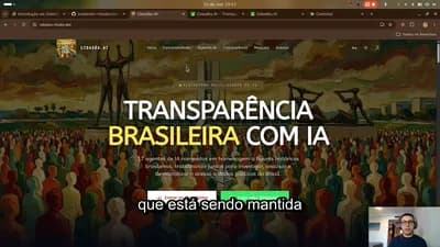 The application video submitted to the 6th INAC Integrity Award — the Cidadão.AI presentation that competed among the 223 entries.