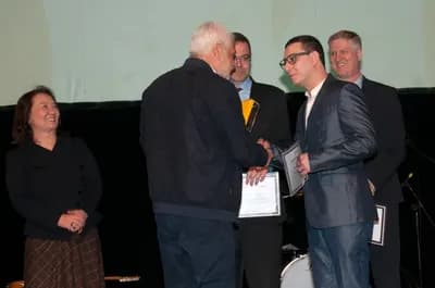 The presentation on stage during the 6th INAC Integrity Award ceremony.