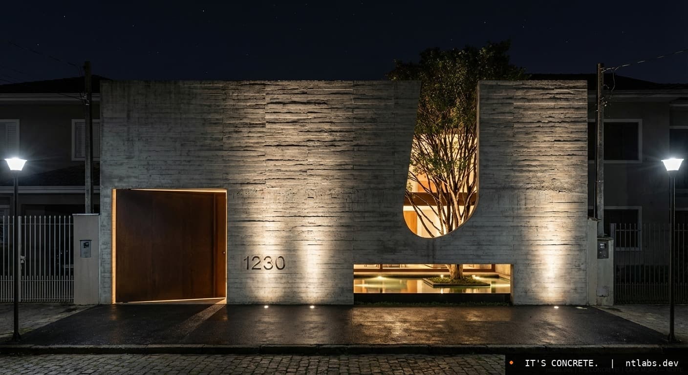 Casa Muro à noite