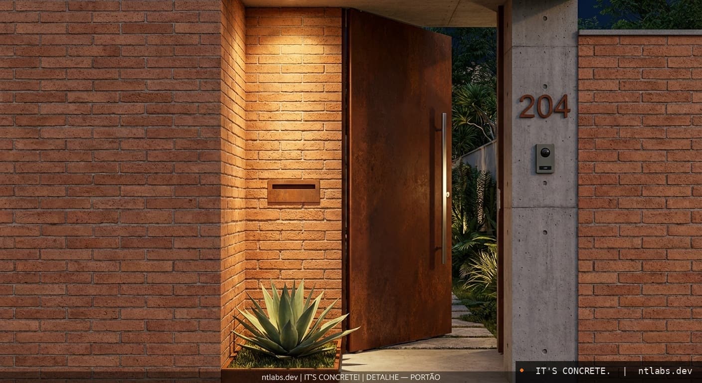 Detalhe portão